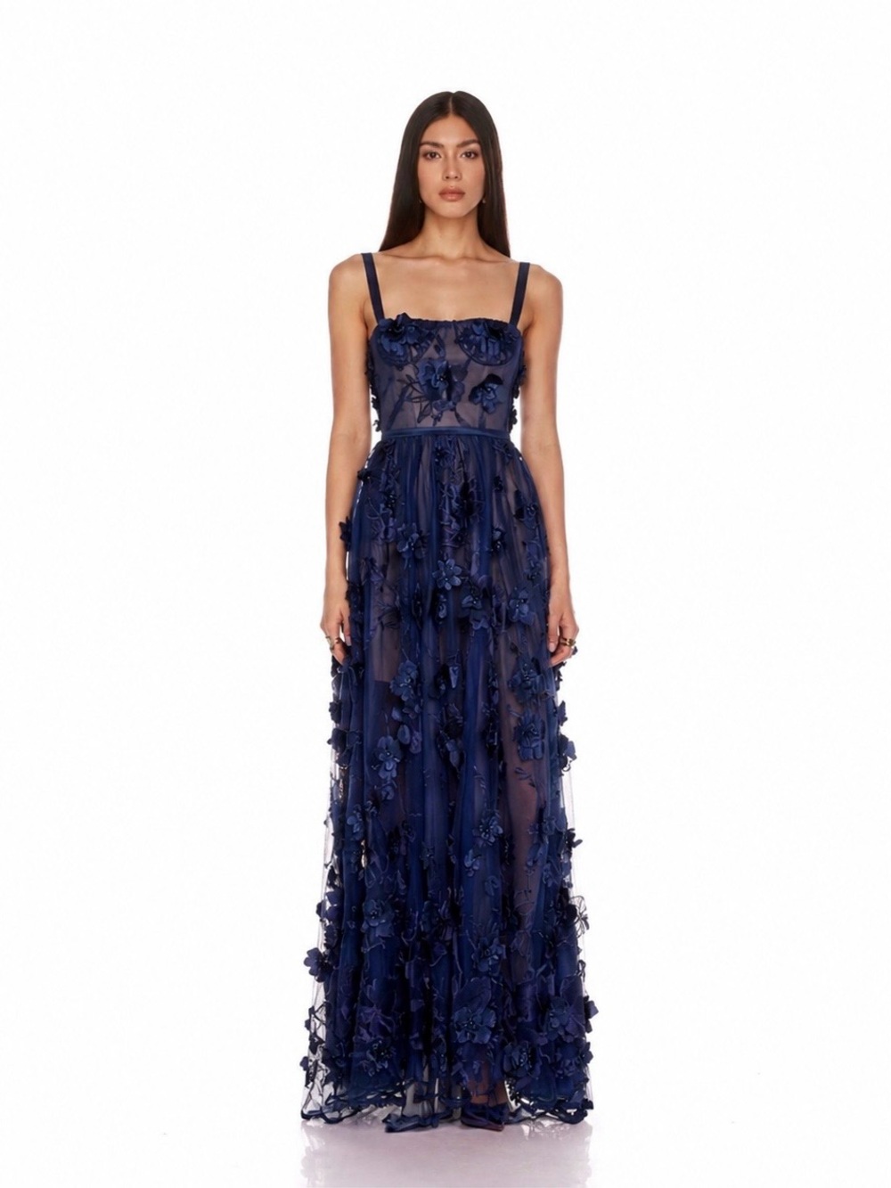 BRONX & BANCO Anastasia Navy Maxi Dress AUS 10/ us 6/M - Picture 1 of 13